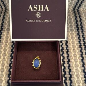 ASHA by Ashley McCormick Valentine Lapis Oxford Charm